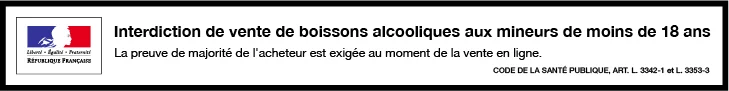 Interdiction de vente de boissons alcooliques aux mineurs de moins de 18 ans - CODE DE LA SANTE PUBLIQUE, ART. L.3342-1 et L.3353-3